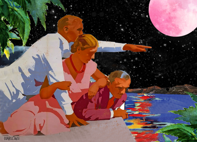 NIGHT IN LAS PALMAS 48”x36